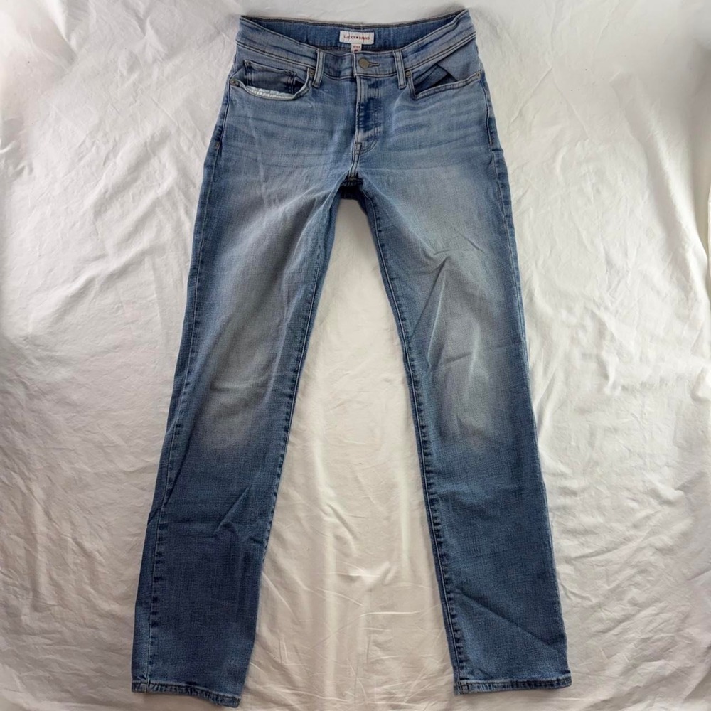 Lucky Brand Blue Denim Straight Leg Mid Rise Jeans Womens 10 / 30 R